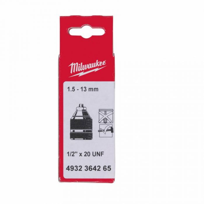 Патрон безключовий промисловий MILWAUKEE 1,5-13 1/2"х20