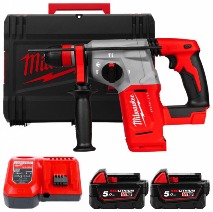 Перфоратор акумуляторний безщітковий SDS PLUS FIXTEC M18 BLHX-502X MILWAUKEE