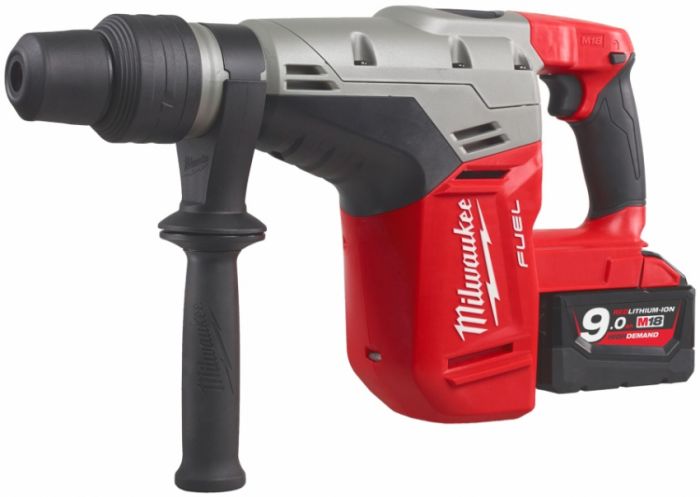 Перфоратор SDS-MAX акумуляторний MILWAUKEE, M18 CHM-902C, 6,1Дж (зарядний пристрій, 2 акум.X 9Ач, HDкейс) (акція)