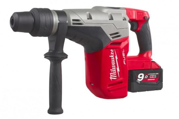 Перфоратор SDS-MAX акумуляторний MILWAUKEE, M18 CHM-902C, 6,1Дж (зарядний пристрій, 2 акум.X 9Ач, HDкейс) (акція)