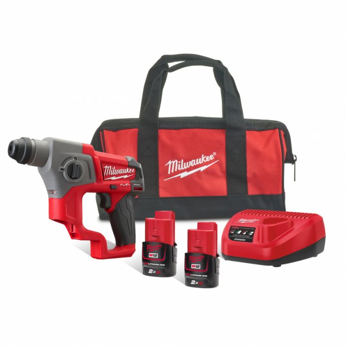 Перфоратор SDS-PLUS акумуляторний MILWAUKEE, M12 CH-0, 1,1Дж