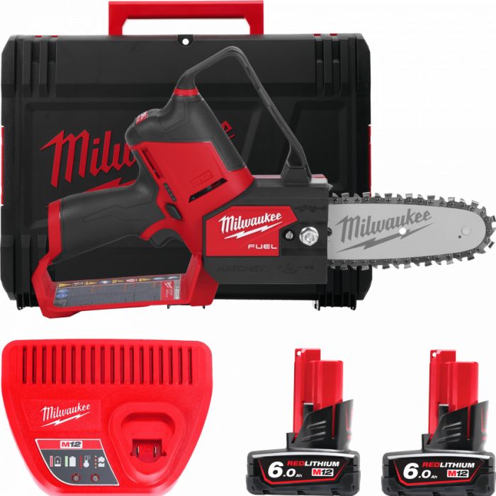 Пила ланцюгова акумуляторна шина 15 см MILWAUKEE M12 FUEL FHS-602X