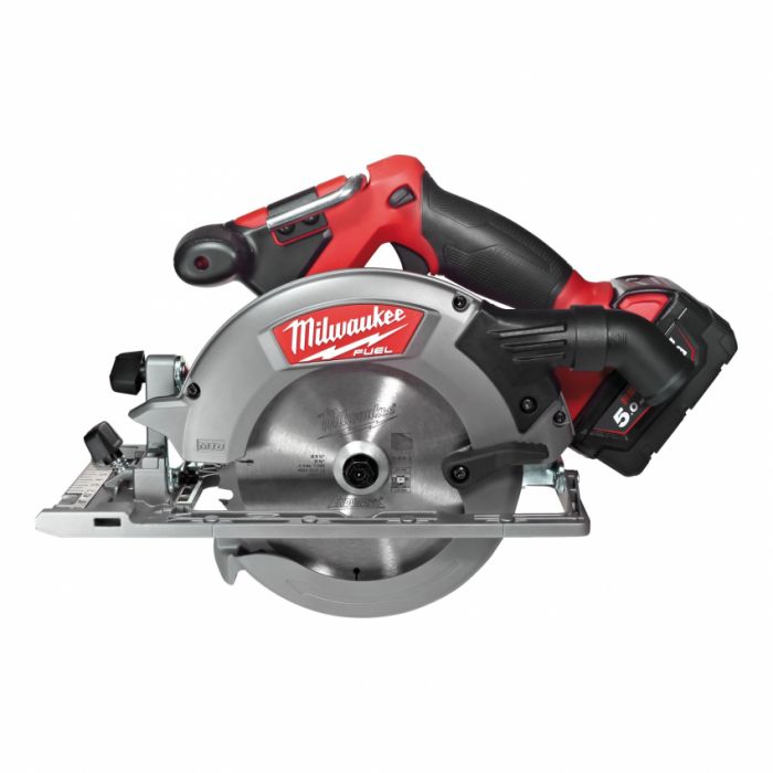 Пила ручна дискова акумуляторна MILWAUKEE, M18 CCS55-0X, Ø165мм (HDкейс)