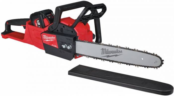 Пила ланцюгова акумуляторна MILWAUKEE, M18FCHS-121, 400 мм (зарядний пристрій, 1 акум.Х 12Ач)