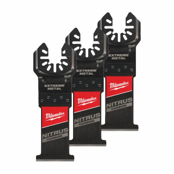 Полотно для мультітула Bi-Metal Carbide M Nitrius OPEN-LOK™ MILWAUKEE, 35х50мм, (3шт), (міцний метал)