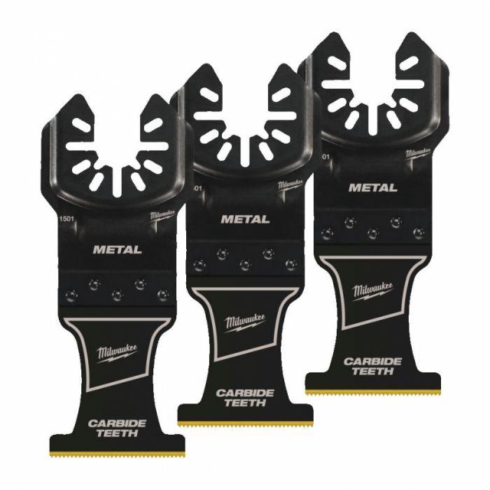 Полотно для мультітула Bi-Metal Carbide OPEN-LOK™ MILWAUKEE, 35х38мм, (3шт), (метал)