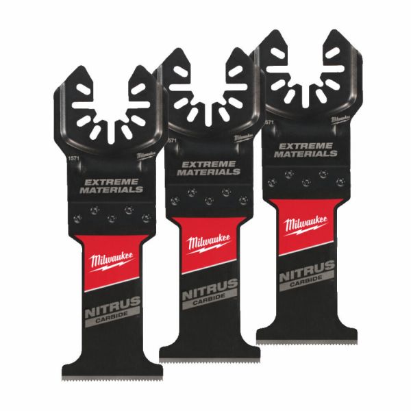 Полотно для мультітула Bi-Metal Carbide WM Nitrius OPEN-LOK™ MILWAUKEE, 35х50мм, (3шт), (міцний мультіматеріал)