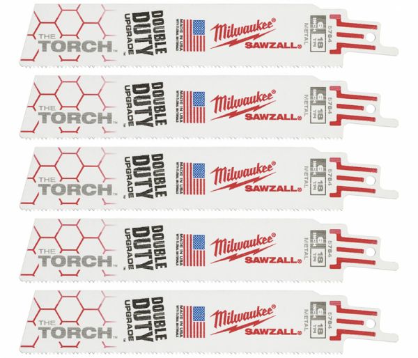 Полотно для шабельних пил TORCH MILWAUKEE, 150/1,4мм, (5шт), (метал)