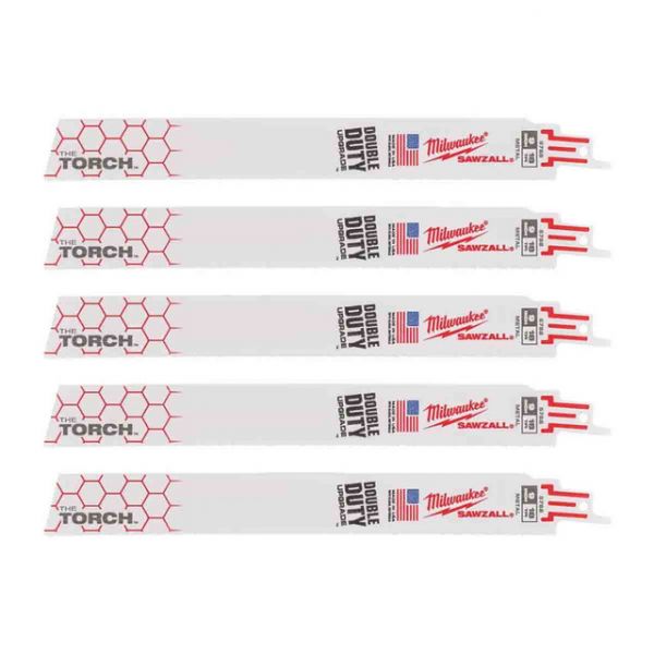 Полотно для шабельних пил TORCH MILWAUKEE, 230/1,4мм, (5шт), (метал)