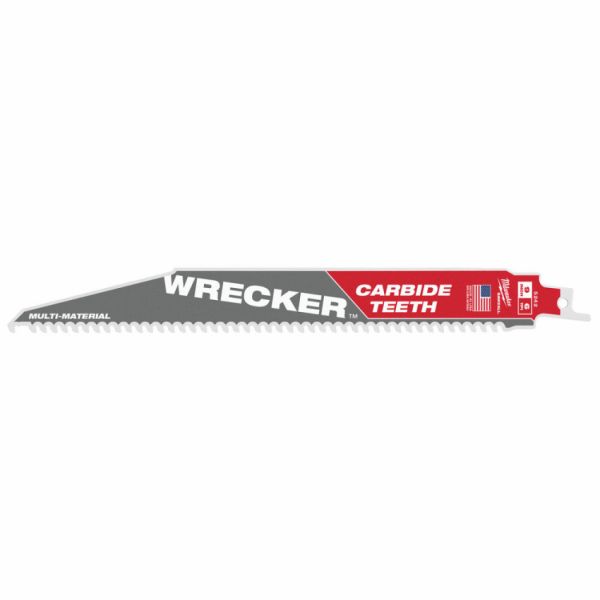 Полотно для шабельних пил WRECKER CARBIDE MILWAUKEE, 230х4,2мм, (мультіматеріал)