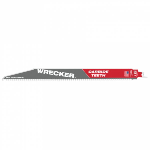Полотно для шабельних пил WRECKER CARBIDE MILWAUKEE, 300/4,2мм, (мультіматеріал)