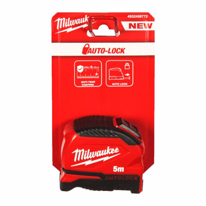 Рулетка AUTOLOCK MILWAUKEE (Gen 2), 5м (25мм)