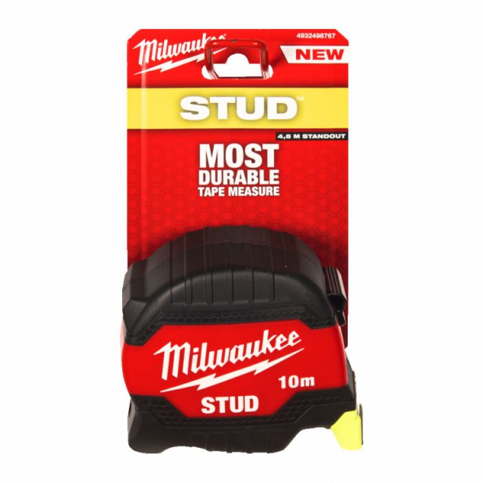 Рулетка магнитная MILWAUKEE, STUD (Gen 3), 10м (33мм)