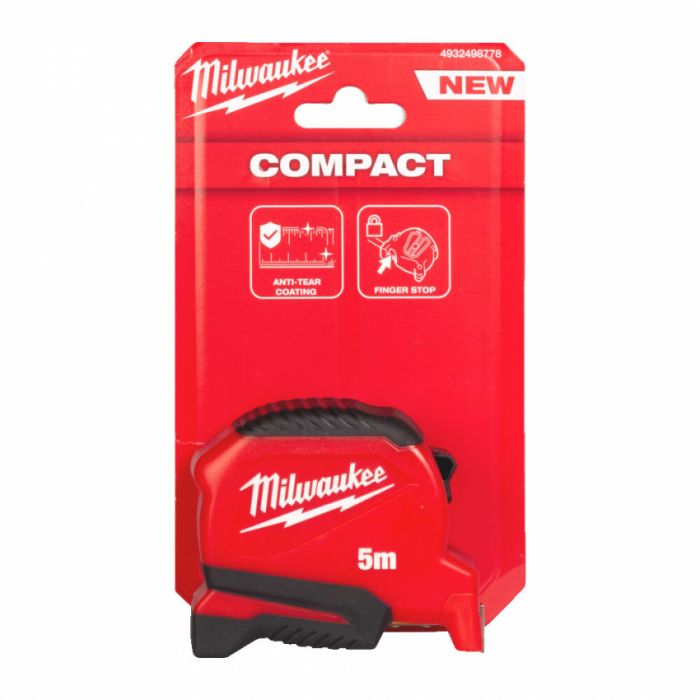 Рулетка Pro Compact MILWAUKEE (Gen 2), 5м, (25мм)