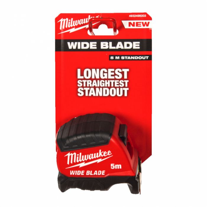 Рулетка WIDE BLADE MILWAUKEE (Gen2), (полотно 35мм), 5м