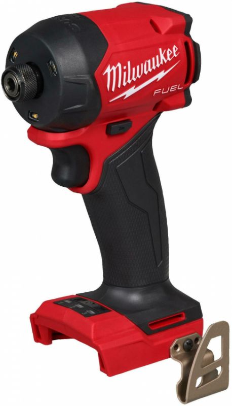 Шуруповерт ударний гідравлічний акумуляторний безщітковий MILWAUKEE, M18 FIDRQ-0X,113Нм (каркас, кліпса для ременя, HDкейс)