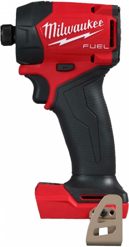 Шуруповерт ударний гідравлічний акумуляторний безщітковий MILWAUKEE, M18 FIDRQ-0X,113Нм (каркас, кліпса для ременя, HDкейс)