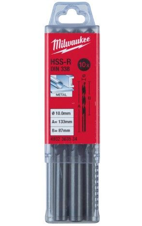 Свердло по металу HSS-R MILWAUKEE DIN338, Ø1,5мм, (10шт)