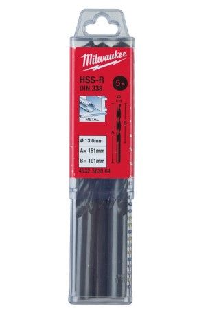 Свердло по металу HSS-R MILWAUKEE DIN338, Ø11,0мм, (5шт)