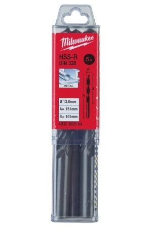 Свердло по металу HSS-R MILWAUKEE DIN338, Ø11,5мм, (5шт)