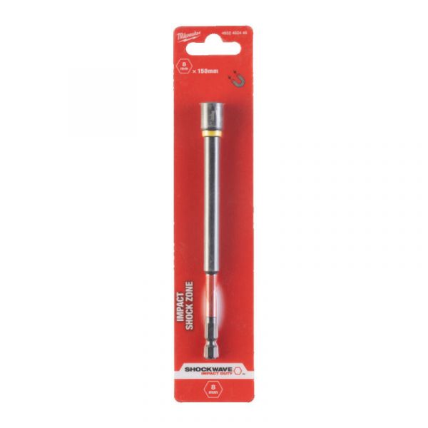 Торцева головка 1/4 дюйма, шестигранная, 8 мм Shockwave, ударопрочная Milwaukee 4932492446