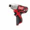 Гвинтоверт акумуляторний 1/4" HEX MILWAUKEE, M12 BID-202C, 112Нм, (зар.пристрій, 2 акум.Х 2Ач, кейс)