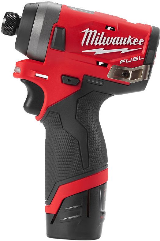 Гвинтоверт акумуляторний 1/4" HEX MILWAUKEE, M12 FID-202X, 147Нм (зарядний пристрій, 2 акум.Х 2Ач, HDкейс)