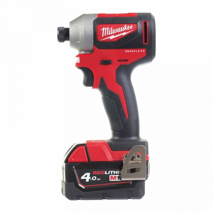 Імпульсний ударний шуруповерт акумуляторний 1/4" HEX MILWAUKEE, M18 CBLID-0, 180Нм