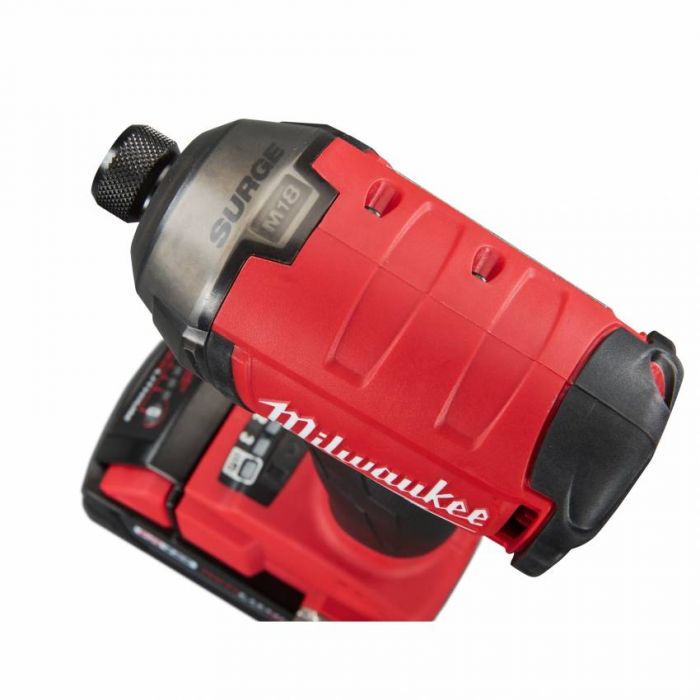 Імпульсний ударний акумуляторний шуруповерт 1/4" HEX MILWAUKEE, M18 FQID-0X, 50Нм, HDкейс