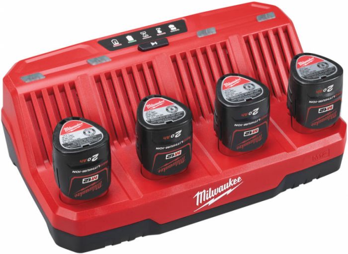 Зарядное устройство MILWAUKEE, M12 C4 (для 4х акум. М12)