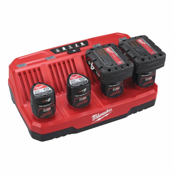 Зарядное устройство MILWAUKEE, M12 C4 (для 4х акум. М12)